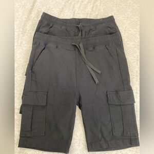 Black Cargo Shorts Bundle: Galaxy By Harvic